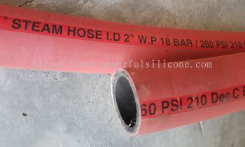 PERAFLEX High Temp Red Steam Hose ID 2in