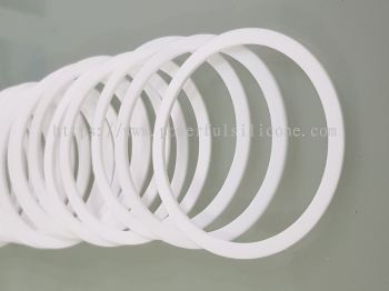 PTFE Gasket Flat Ring White