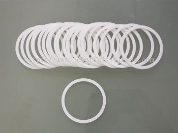 PTFE Flat Ring Gasket White