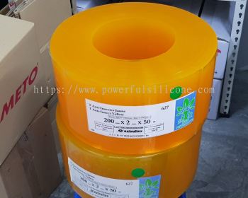 PVC Curtain Strip Tinted Yellow