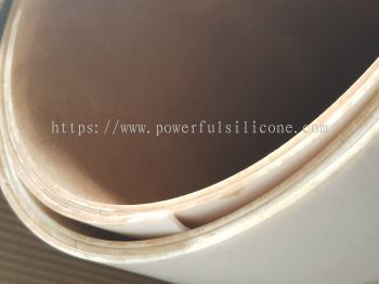 PTFE Etched Brown One Side Sheet