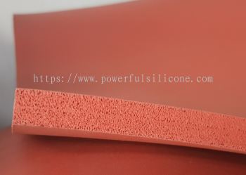 Red Silicone Sponge