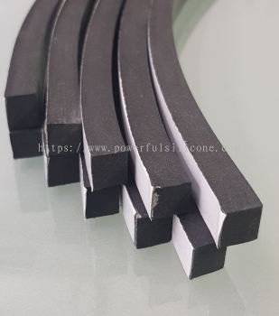 EPDM Solid Rubber Square With Tape