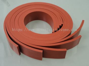 Red Silicone Rubber Strip