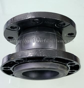 100mm Single Bellow With PN16 Ductile Iron Flanges