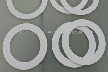 White PTFE Gasket Flat Ring 