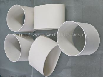 White Neoprene Rubber Sleeve