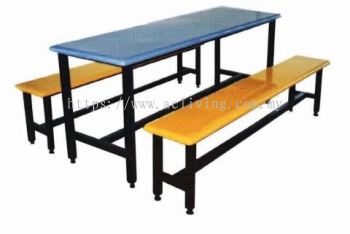 Fibreglass Set Canteen Set Factory Table