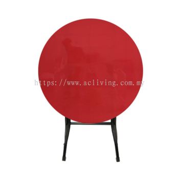 90cm Round Plastic Table Foldable Table