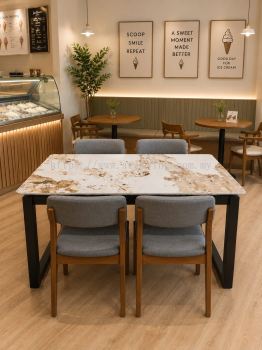 Sintered Stone Table Set Pandora