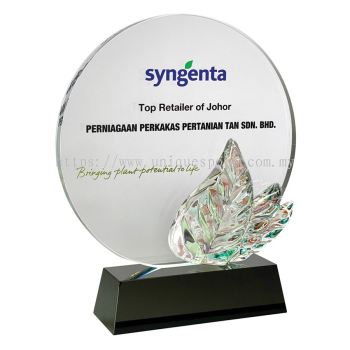 3130 - EXCLUSIVE CRYSTAL PLAQUE