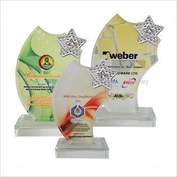 8198 - EXCLUSIVE CRYSTAL GLASS STAR AWARDS