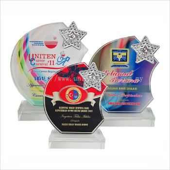 8200 - EXCLUSIVE CRYSTAL GLASS STAR AWARDS