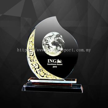 9027 - EXCLUSIVE CRYSTAL PLAQUE