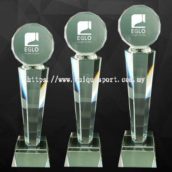 9097 - EXCLUSIVE CRYSTAL TROPHY