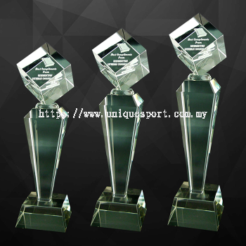 9098 - EXCLUSIVE CRYSTAL TROPHY