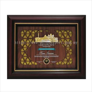 7342 - CULTURE SOURVENIR PLAQUE