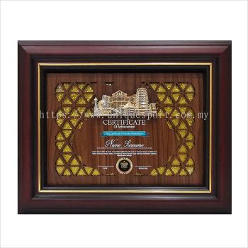 7343 - CULTURE SOURVENIR PLAQUE