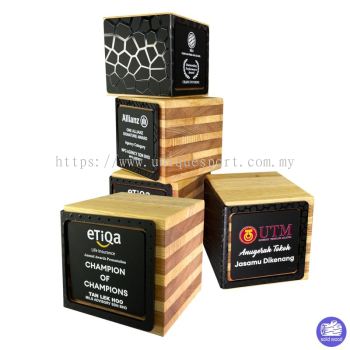 7512 - WOODEN TROPHY