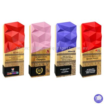 7514 - WOODEN TROPHY