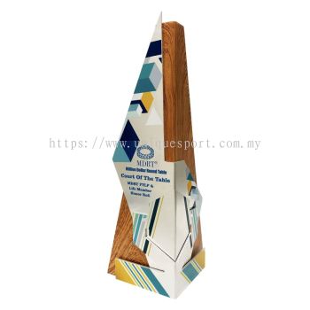 7416 - WOODEN TROPHY