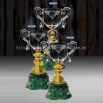 ws6220 - EXCLUSIVE WHITE SILVER TROPHY