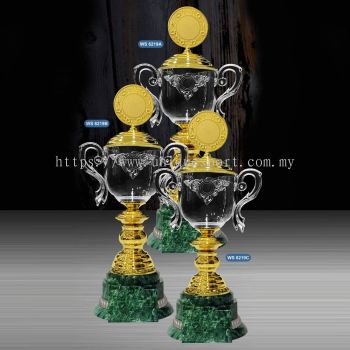 ws6219 - EXCLUSIVE WHITE SILVER TROPHY
