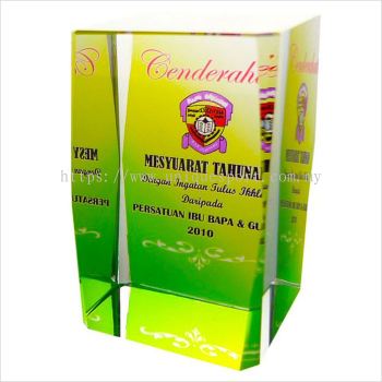 8151 - CYSTAL PAPER WEIGHT