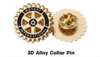 3D ALLOY COLLAR PIN
