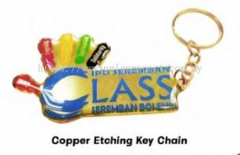 COPPER ETCHING KEY CHAIN