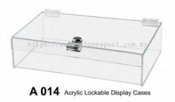 A 014 - CLEAR ACRYLIC BOXES