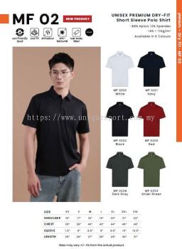 MF 02 - PREMIUM QUICK DRY POLO SHIRT