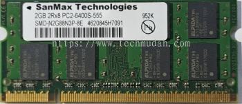 SANMAX Technologies DDR2 2GB PC2-6400s Laptop Ram