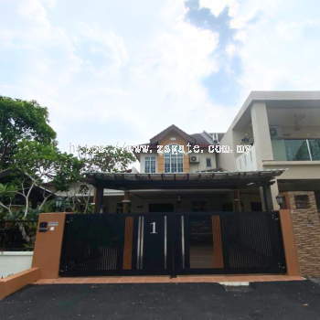  Gate Fully Aluminium Trackless Gate install at Bandar Baru Bangi near Kajang, Semenyih, Balakong, Putrajaya, Cyberjaya