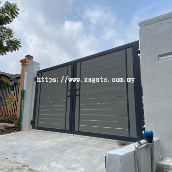 Gate Stainless Steel Powder Coated install at Seksyen 25 Shah Alam