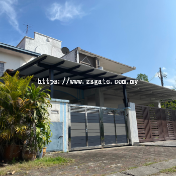 Gate Stainless Steel install at Taman Sutera Kajang near Sungai Chua, Sg Ramal, Balakong, Cheras 