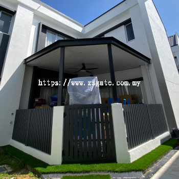 Awning ACP + Ceiling Poly Panel for Backyard at Eco Forest Semenyih near Beranang, Nilai, Bangi, Kajang