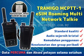 TRAMIGO MCPTT-1 eSIM Roaming Multi Network Talkie