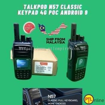 TALKPOD N57 PTT NETWORK CLASSIC KEYPAD 4G POC ANDROID 9