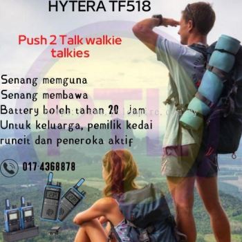 WALKIE TALKIE HYTERA TF518(SEPASANG-2Units)