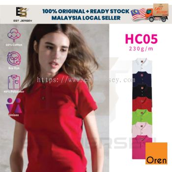 HC05  60%COTTON - 40%POLYESTER COLLAR FEMALE