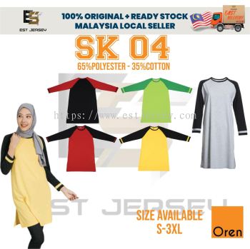 SK04 60% POLYESTER - 35% COTTON MUSLIMAH 