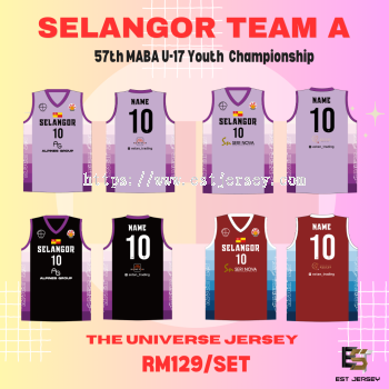 SELANGOR TEAM A U-17 YOUTH CHAMPIONSHIP 2023 JERSEY [PRE-ORDER]