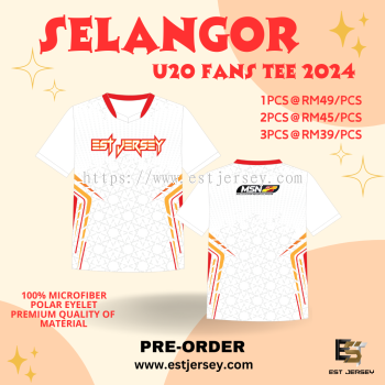 SELANGOR U-20 FANS TEE [ PRE-ORDER ]