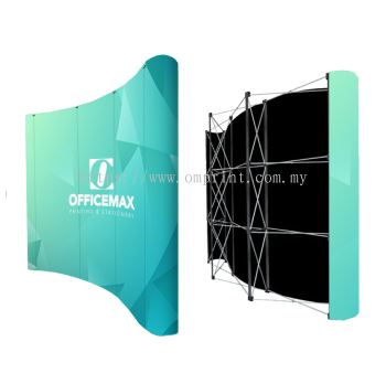 POP-UP BACKDROP SYSTEM (CURVE)