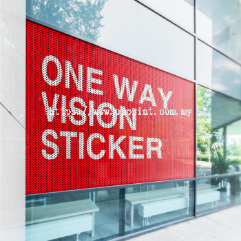 ONE WAY VISION STICKER