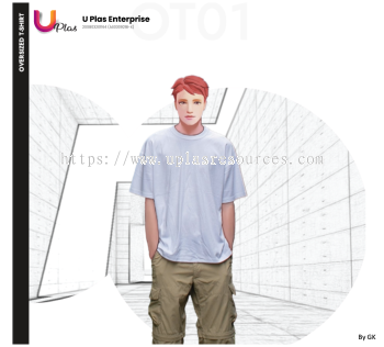 Oren Oversized T-Shirt OT01 (Unisex) | 60% Cotton - 40% Polyester | New Product | Eco Dye