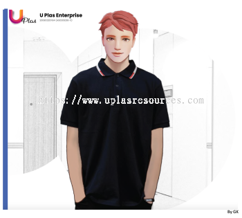 Oren Honeycomb Collar T-Shirt HC25 | Unisex | Eco Dye | 60% Cotton - 40% Polyester | Various Colors & Sizes Available