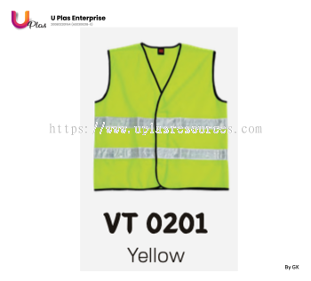 Oren Vest VJ02 Yellow | Unisex | 100% Polyester | Free Size