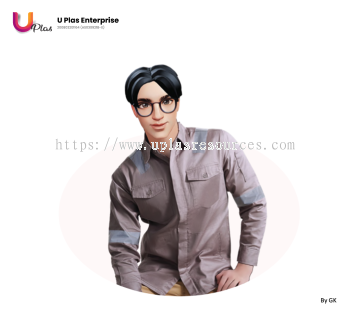 Oren Jacket JK02 with Reflective Tape | Unisex | 100% Cotton | Eco Dye